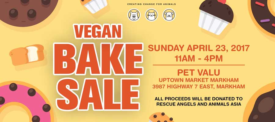Peace Fur Paws Vegan Bake Sale April 23,&nbsp;11-4pm